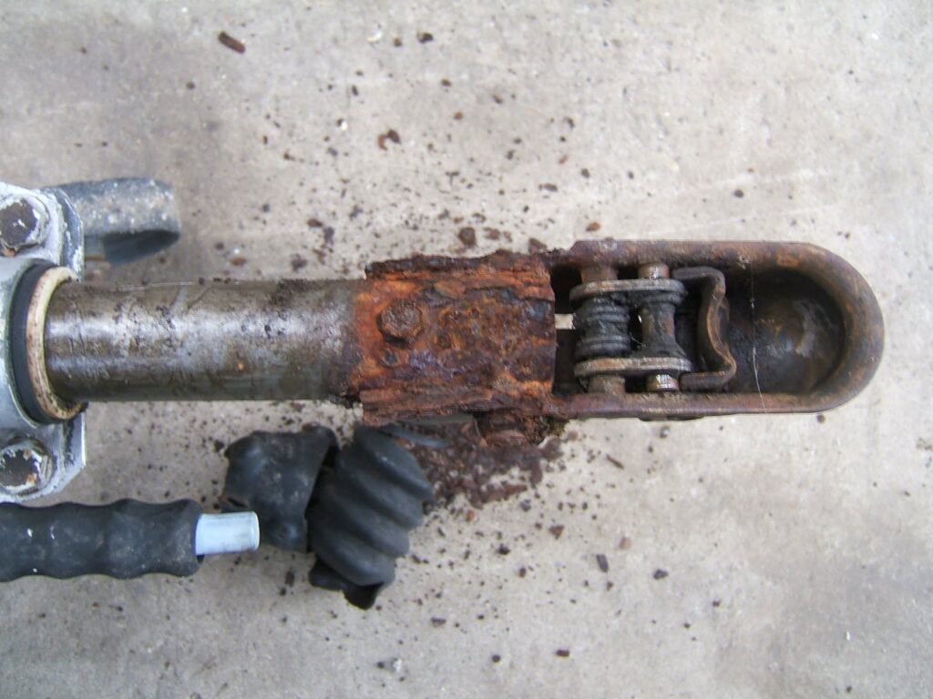 your trailer needs a repair, corroded hitch