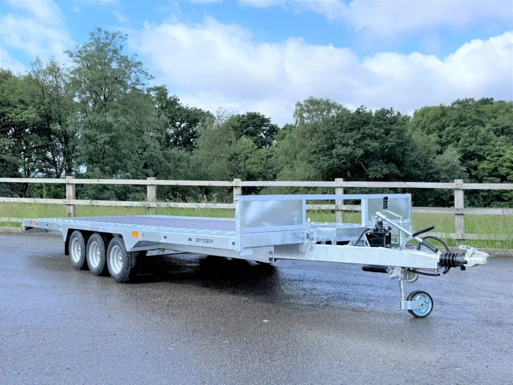 Bateson PT56 hydraulic tilt trailer, 16ft triple-axle platform trailer, most popular model