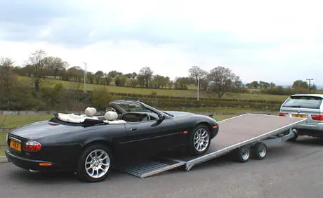 Bateson AT50 auto tilt hydraulic platform trailer