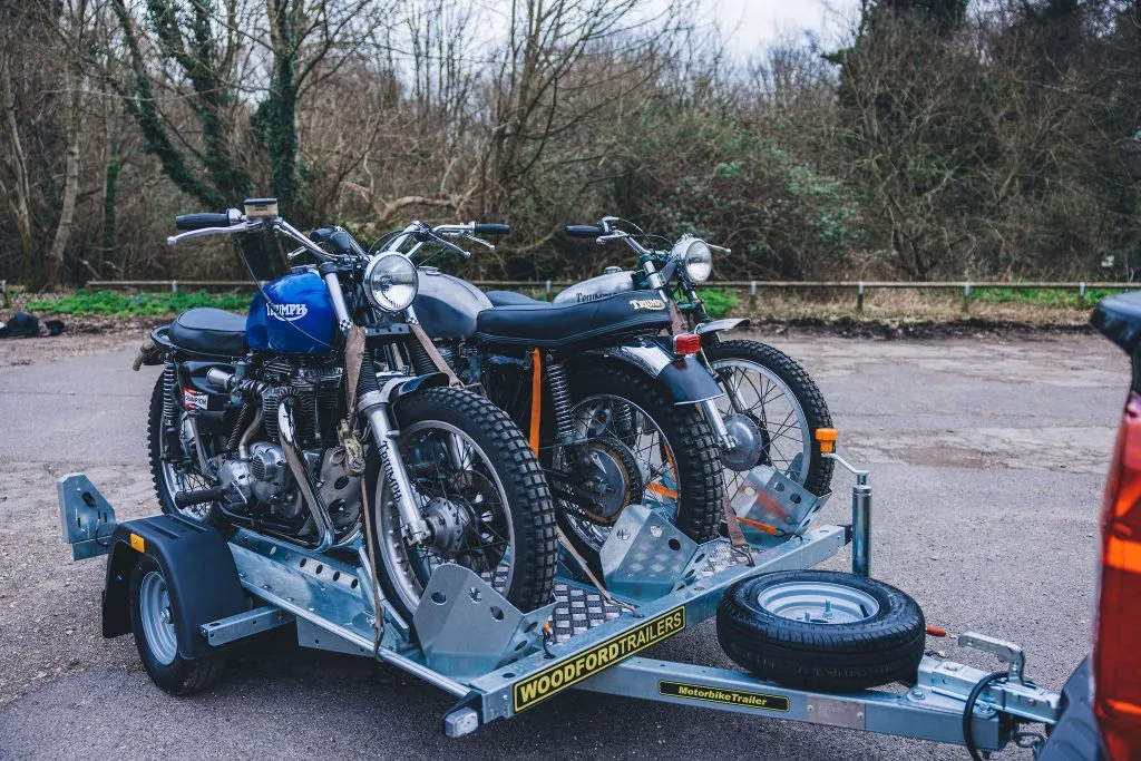 Woodford 3 Bike motorcycle trailer