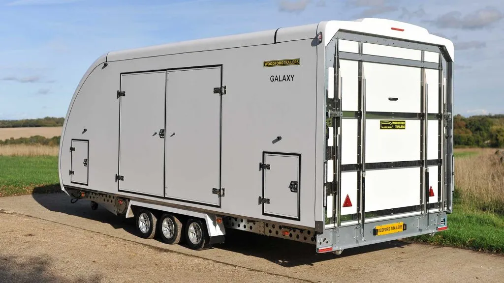Woodford Galaxy enclosed car transporter trailer